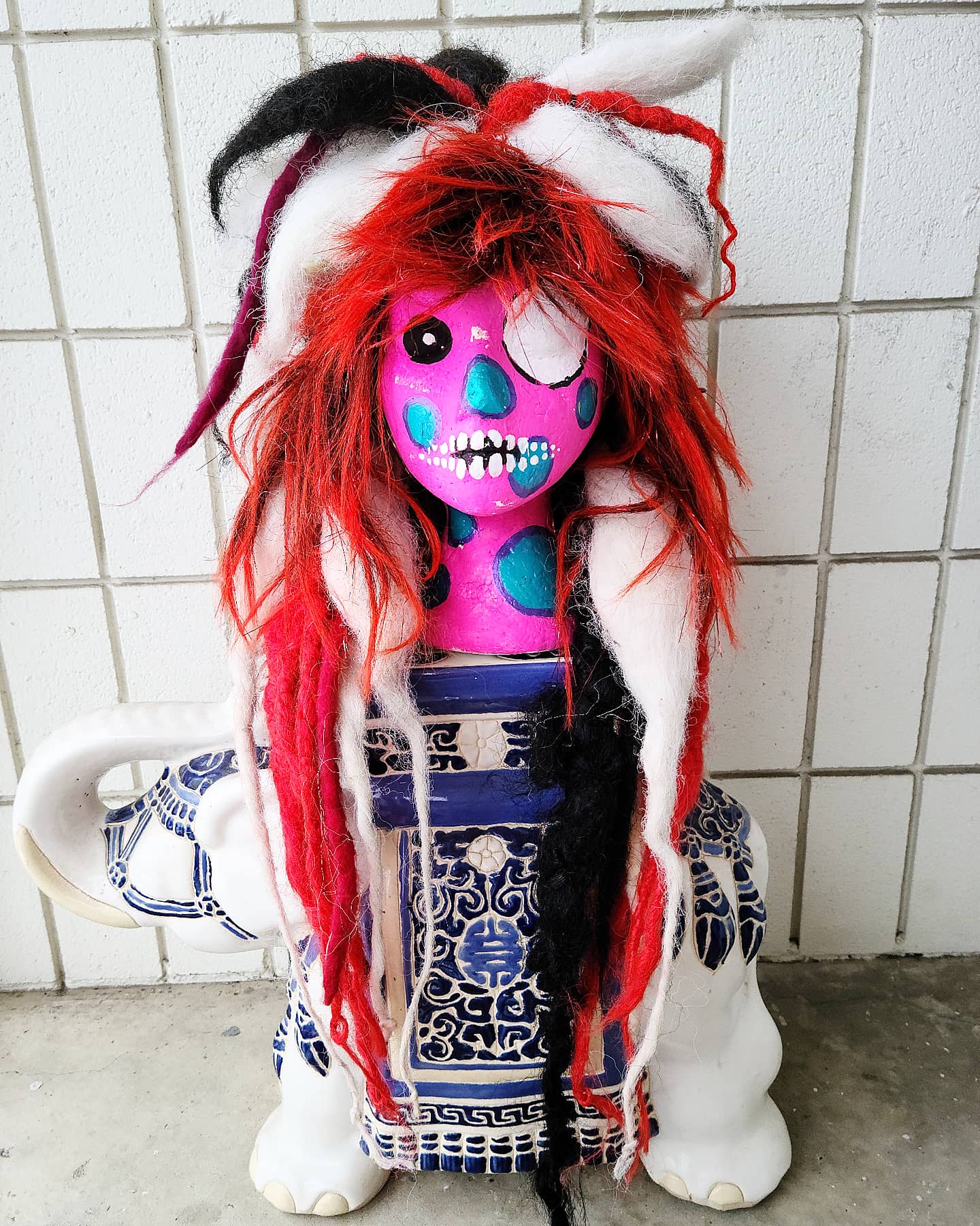 Rockin' Red Dread Wig