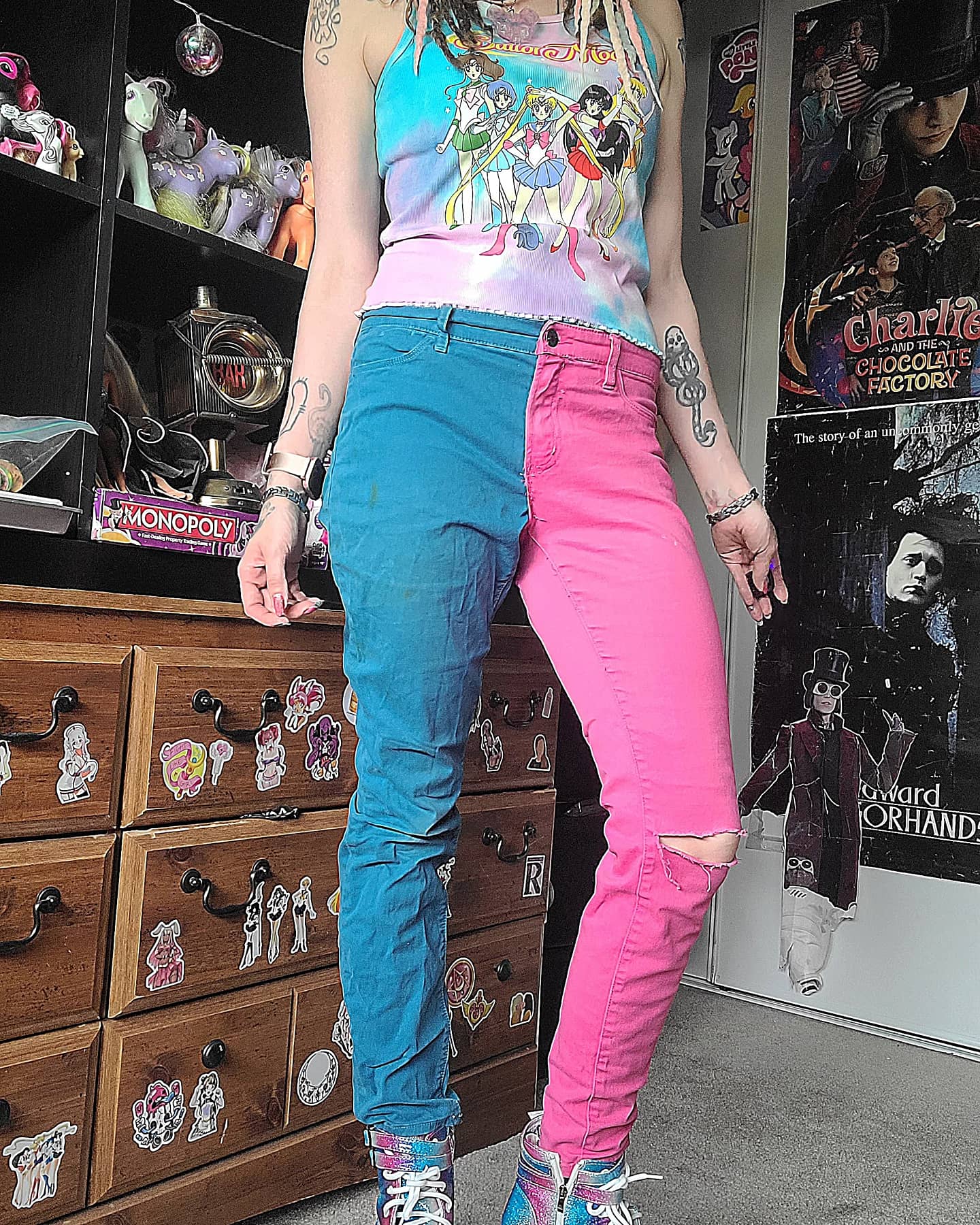 Cotton Candy Skinny Jeans