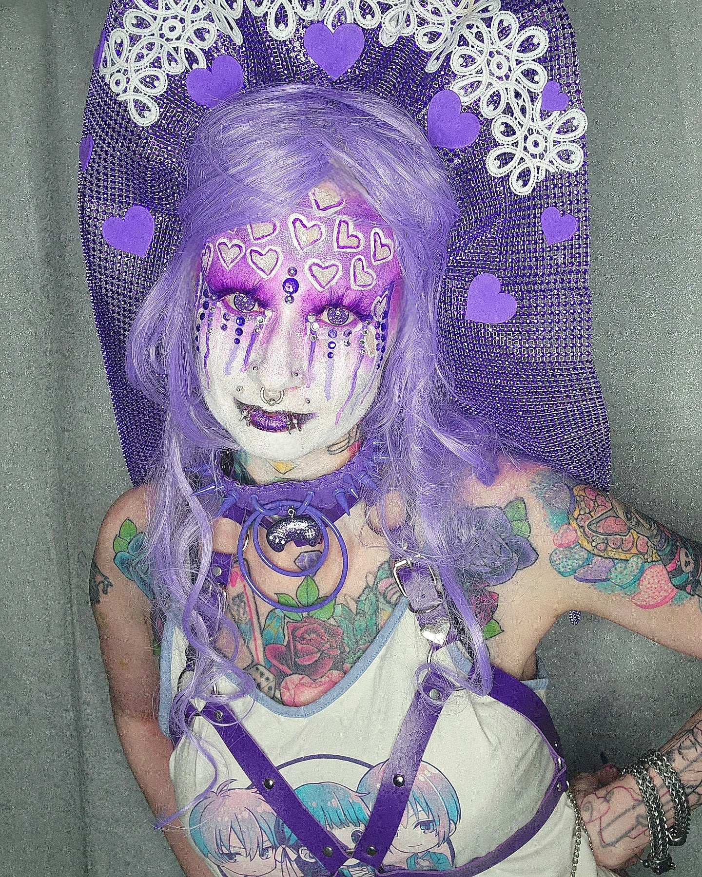 Periwinkle Purple Headpiece