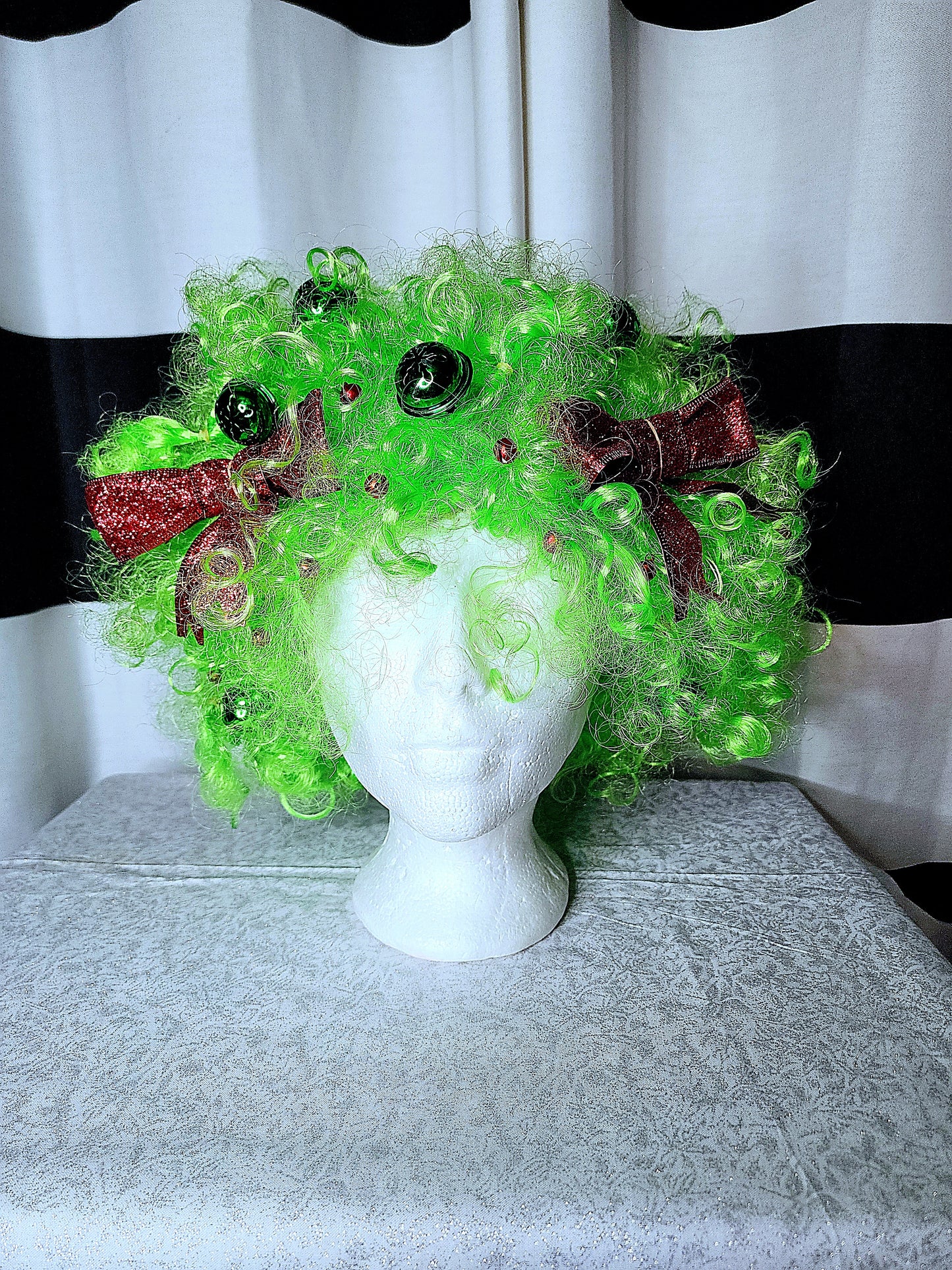 Jingle Bell the Christmas Clown Wig