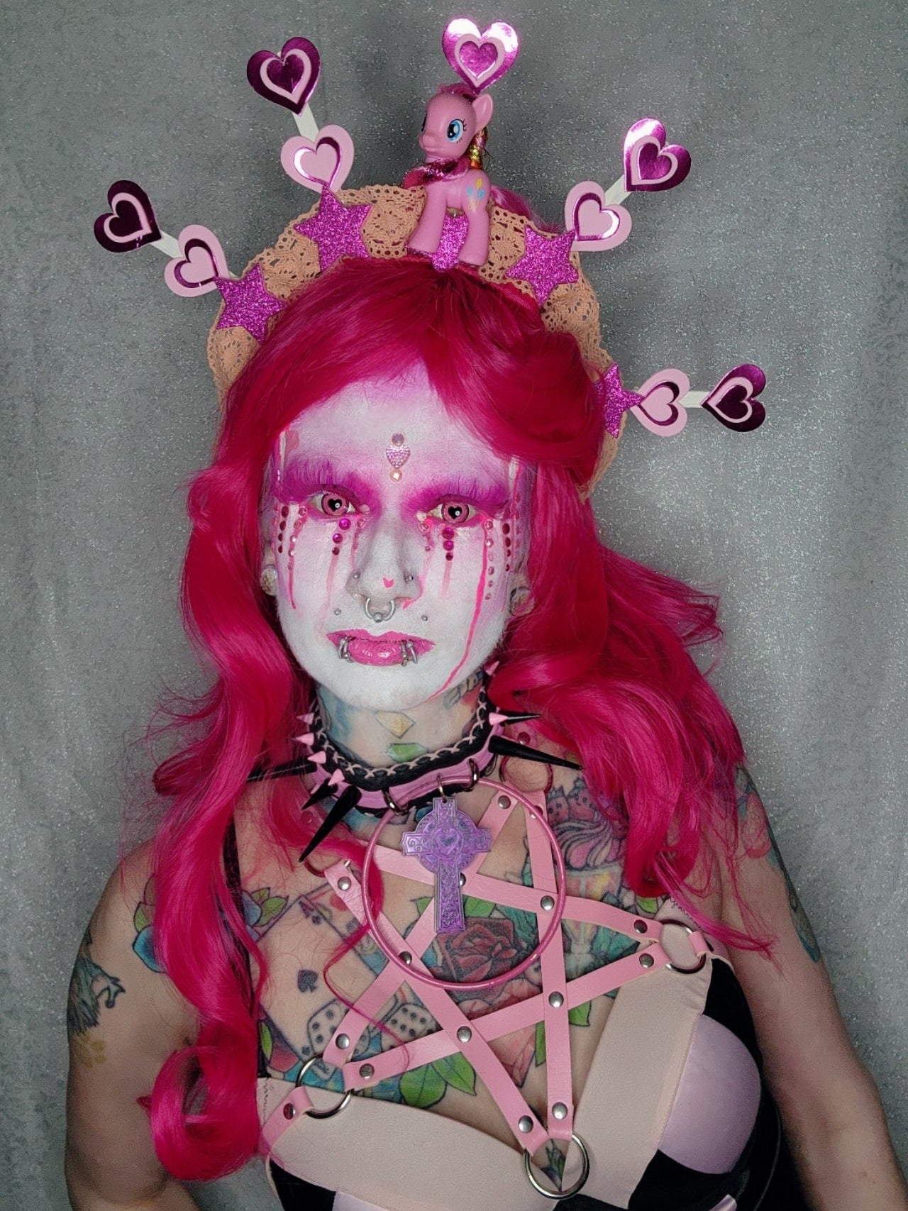 Pink Lady Headpiece