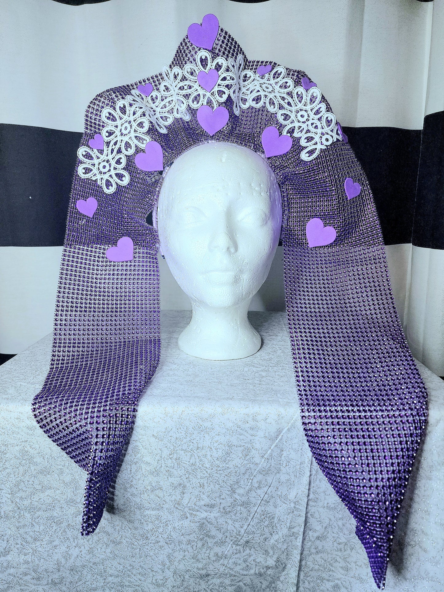 Periwinkle Purple Headpiece