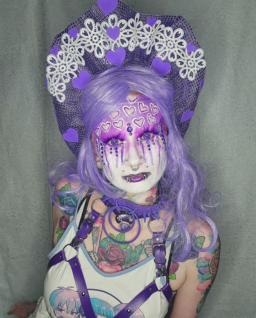 Periwinkle Purple Headpiece