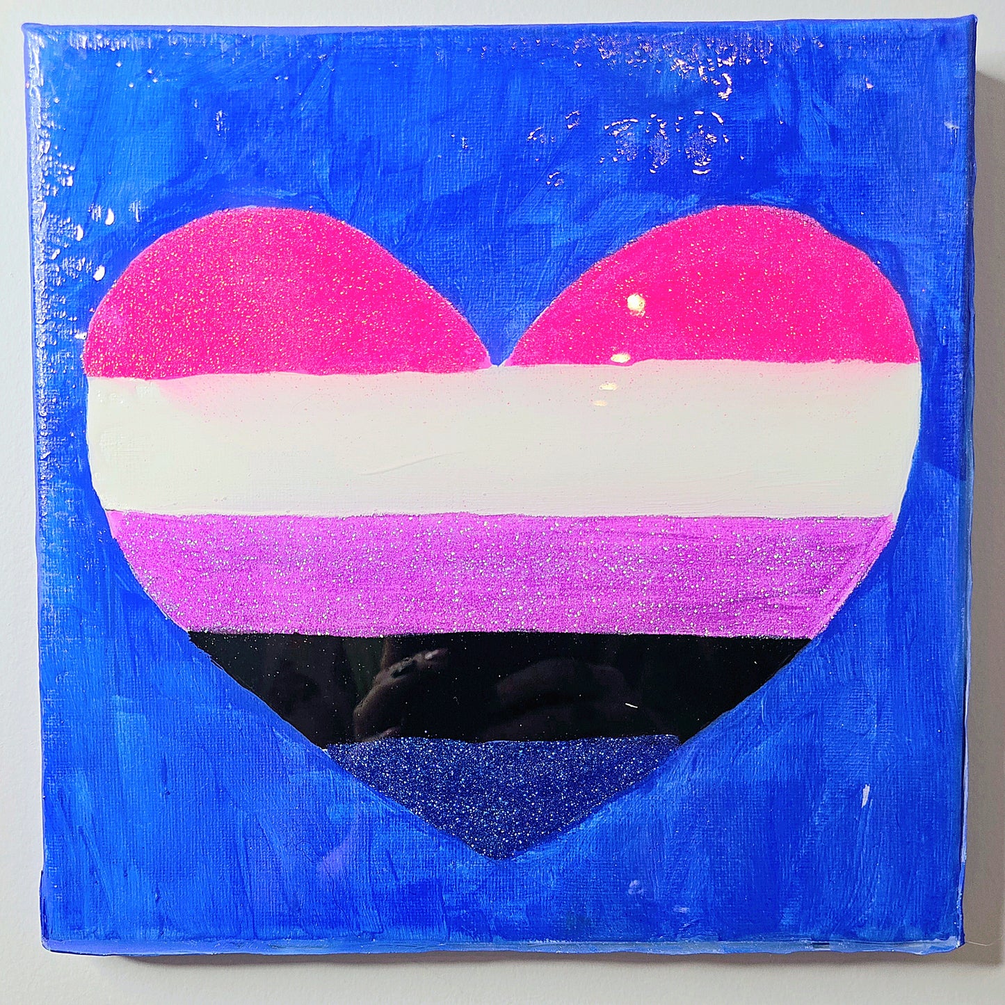 Glitter Gender Fluid Flag