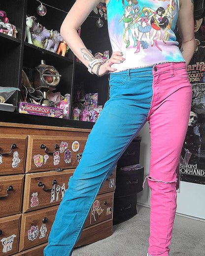 Cotton Candy Skinny Jeans
