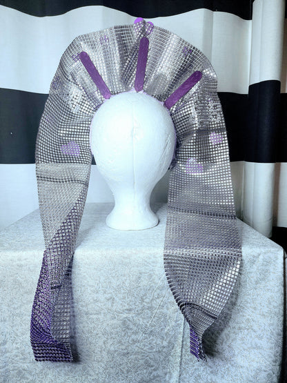 Periwinkle Purple Headpiece