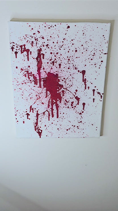 Glitter Blood Splatter LG