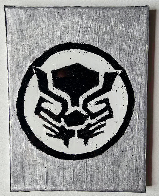 Glitter Black Panther